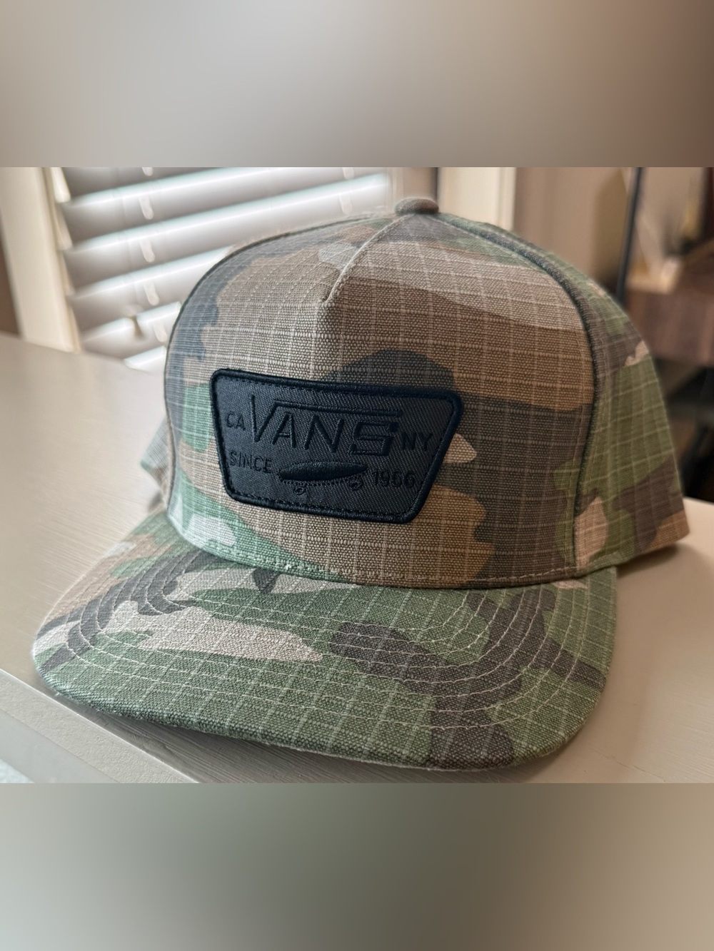 Vans SnapBack Full Patch Snapback Hat, Camo